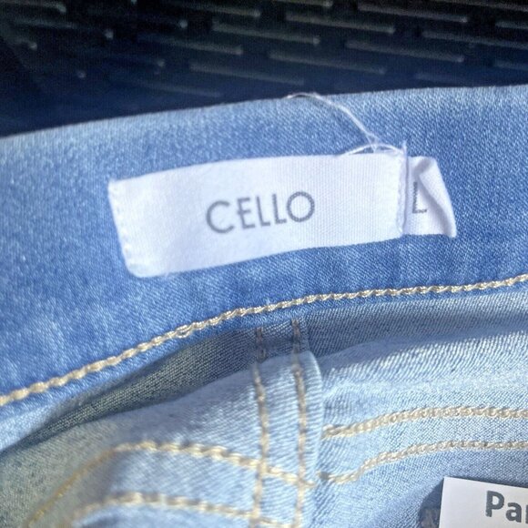 Cello Jeans Sz Large 31" Women's Bootcut Mid Rise Denim Stretch Jeans U12a - Picture 3 of 13